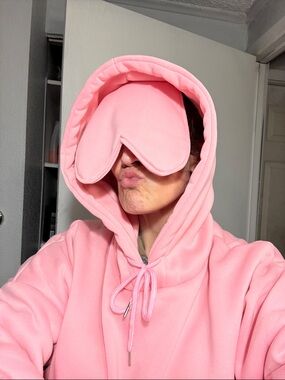 Pink Women’s Fleece Hoodie Sweatshirt